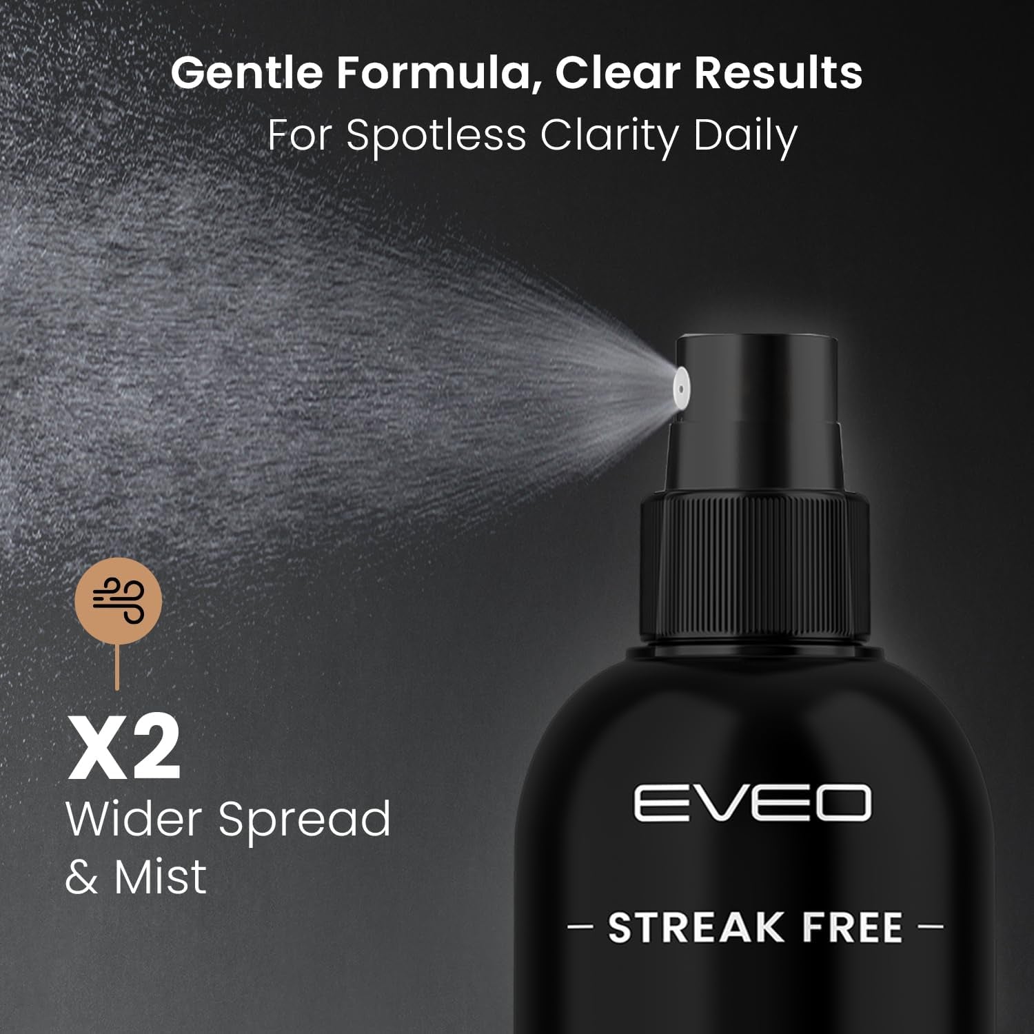 Eyeglass Cleaner Spray - No Streaks Technology with Microfiber Cleaning Cloth- G